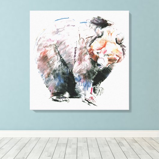 Toile Ours (Insitu (Plancher de Bois))