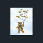 Toile Ours avec papillons du livre<br><div class="desc">Divertissement et loisirs</div>