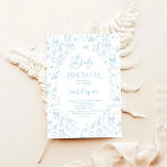 Toile Ours Baby shower Boy Invitation<br><div class="desc">Toile Ours Baby shower Boy Invitation</div>