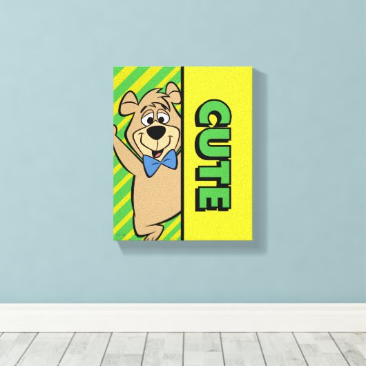 Toile Ours Boo-Boo mignon (Insitu (Plancher de Bois))