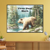 Toile Ours Brun (Insitu(Salon))