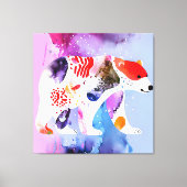 Toile Ours céleste avec un sourire (Recto)