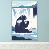 Toile Ours Cool (Insitu (Plancher de Bois))