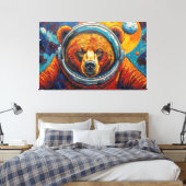 TOILE OURS DANS L'ESPACE (Insitu(Chambre))