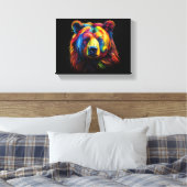 Toile Ours de brosse (Insitu(Chambre))