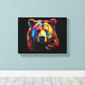 Toile Ours de brosse (Insitu (Plancher de Bois))