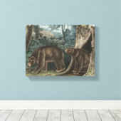 Toile Ours de cannelle Audubon (Insitu (Plancher de Bois))