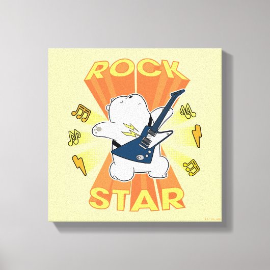 Toile Ours de glace - Rock Star (Recto)