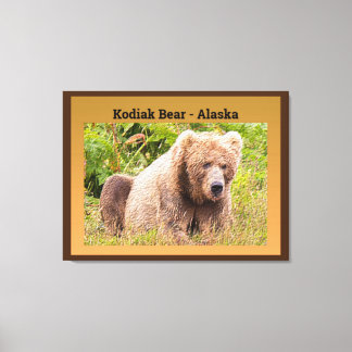 Toile Ours de Kodiak - Alaska