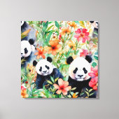 Toile Ours de panda aquarelle (Recto)