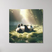 Toile Ours De Panda Sous Le Soleil (Recto)