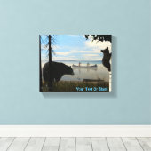 Toile Ours de plage (Insitu (Plancher de Bois))