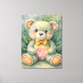 Toile Ours en peluche mignon (Recto)