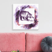 Toile Ours grizzli (Insitu(Salon))