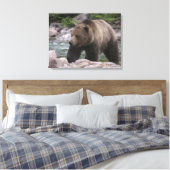 Toile Ours grizzly - Pastels (Insitu(Chambre))