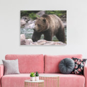 Toile Ours grizzly - Pastels (Insitu(Salon))