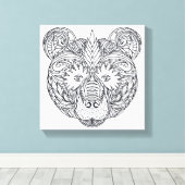 Toile Ours inspiré 6 (Insitu (Plancher de Bois))