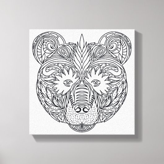 Toile Ours inspiré 6 (Recto)