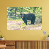 Toile Ours noir (Insitu(Salon))