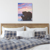 Toile Ours noir et cubColorado (Insitu(Chambre))