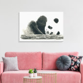 Toile Ours panda (Insitu(Salon))