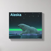 Toile Ours polaire à bord de glace (Recto)