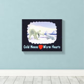 Toile Ours Polaire - Mama Nez Meilleur (Insitu (Plancher de Bois))