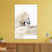 Toile Ours polaire se livrant à un combat avec un autre  (Insitu(Salon))