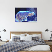 Toile Ours polaire stylisé (Insitu(Chambre))