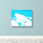 Toile Ours Polaire Sur Glace (Insitu (Plancher de Bois))