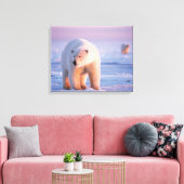Toile ours polaire, Ursus maritimus (Insitu(Salon))