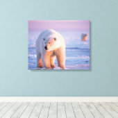 Toile ours polaire, Ursus maritimus (Insitu (Plancher de Bois))
