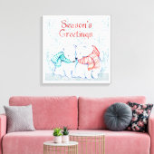 Toile Ours polaires (Insitu(Salon))