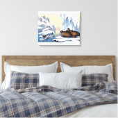 Toile Ours Polaires, Walrus Et Phoques (Insitu(Chambre))