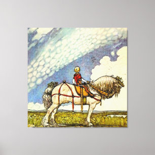 Toile "Out In the Wide World" par John Bauer