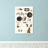 Toile Outils et artefacts Inca, Pérou, de 'Le Costume A (Insitu (Plancher de Bois))