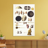 Toile Outils et artefacts Inca, Pérou, de 'Le Costume A (Insitu(Salon))