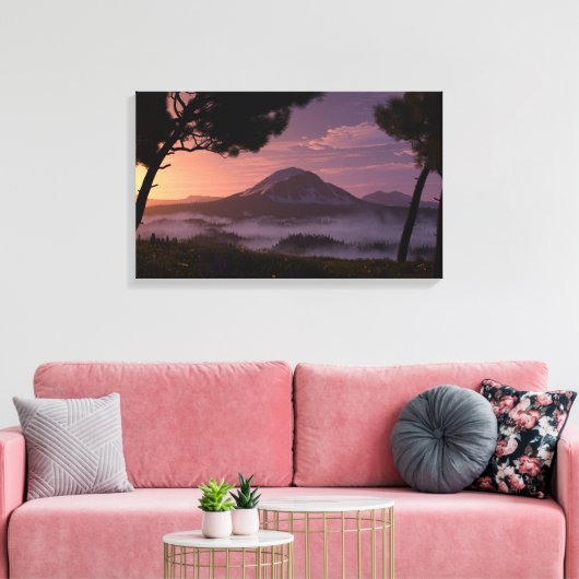 Toile Ouverture (lever du soleil) (Insitu(Salon))