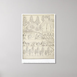 Toile Ouvriers avec des instruments et cordes pour