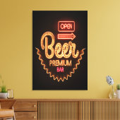 Toile Ouvrir la barre de bière (Insitu(Salon))