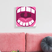 Toile Ouvrir large et dire Ahhhh (Insitu(Salon))