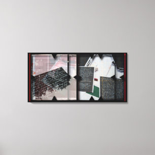 Toile Ouvrir le travail sur Open Red 10 Photomontage Can
