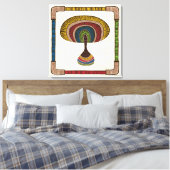 Toile Oval Abstract Mushroom (Insitu(Chambre))