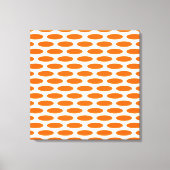 Toile Oval moderne de Tangerine à Emporiomoffa (Recto)