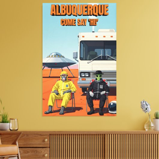 Toile OVNI cool d'Albuquerque (Insitu(Salon))