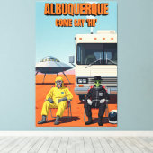 Toile OVNI cool d'Albuquerque (Insitu (Plancher de Bois))
