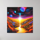 Toile OVNI dans le monde de l'Imaginaire (Recto)