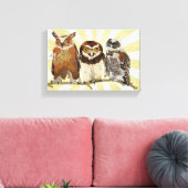 TOILE OWLS DANS UNE VOIE (Insitu(Salon))