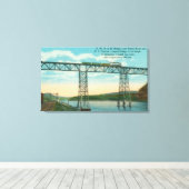 Toile OWR & N Bridge Scene River, ID (Insitu (Plancher de Bois))