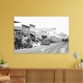 Toile Ox Teams le long de Main Street of Sturgis Photogr (Insitu(Salon))